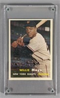 1957 Topps Willie Mays Baseball Card #10