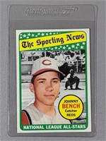 1969 Topps Johnny Bench Baseball Card #430