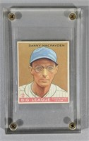 1933 Danny Macfayden Goudy Baseball Card #156