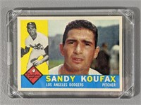 1960 Topps Sandy Koufax Baseball Card #343
