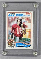 1982 Topps Joe Montana NFC All Pro Card #488
