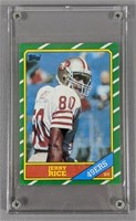 1987 Topps Jerry Rice Football Card #161