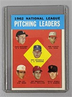 1963 Topps N.L. 1962 Pitching Leaders #7