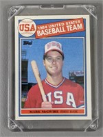 1985 Topps Mark McGwire Rookie Card #401