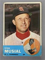 1963 Stan Musial Baseball Card #250