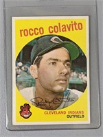 1959 Topps Rocco Colavito Baseball Card #420
