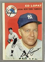 1954 Topps Ed Lopat Baseball Card #5