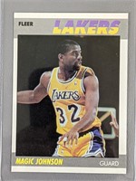 1987-88 Fleer Magic Johnson Basketball Card #56