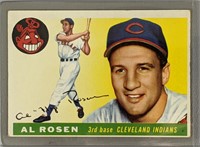 1955 Topps Al Rosen Baseball Card #70