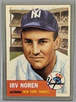 1953 Topps Irv Noren Baseball Card #35