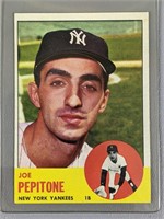 1963 Topps Joe Pepitone Baseball Card #183