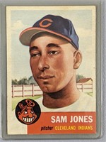 1953 Topps Sam Jones Baseball Card #6