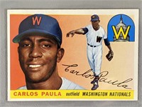 1955 Topps Carlos Paula Baseball Card #97