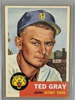 1953 Topps Ted Gray Baseball Card #52