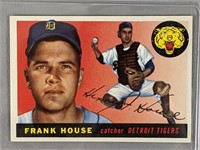 1955 Topps Frank House Baseball Card #87