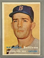 1957 Topps Haywood Sullivan Baseball Card #336