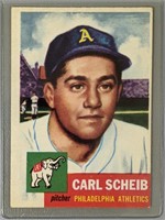 1953 Topps Carl Schieb Baseball Card #57