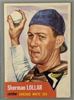 1953 Topps Sherman Lollar Baseball Card #53