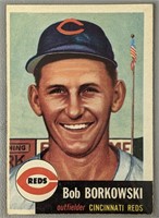 1953 Topps Bob Borkowski Baseball Card #7