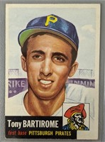 1953 Topps Tony Bartirome Baseball Card #71