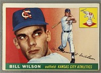 1955 Topps Bill Wilson Baseball Card #86