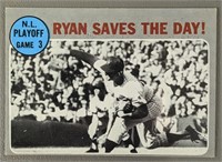 1970 Topps Nolan Ryan N.L. Playoff Game Card #197