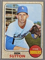 1968 Topps Don Sutton Baseball Card #103