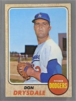 1968 Topps Don Drysdale Baseball Card #145