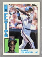 1984 Topps Darryl Strawberry Baseball Card #182