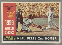 1960 Topps 1959 W.S. Neal Belts 2nd Homer