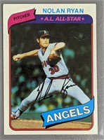 1980 Topps Nolan Ryan Baseball Card #580