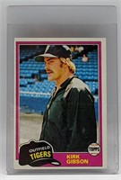 1981 Topps Kirk Gibson Baseball Card #315