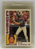 1984 Topps Ryne Sandberg Baseball Card #596