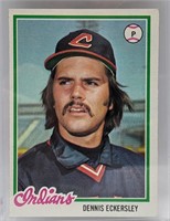 1978 Topps Dennis Eckersley Baseball Card #122