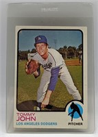 1973 Topps Tommy John Baseball Card #258