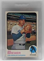 1973 Topps Jim Brewer Baseball Card #126