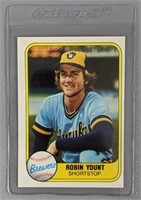 1981 Fleer Robin Yount Baseball Card #511