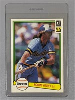 1982 Donruss Robin Yount Baseball Card #510