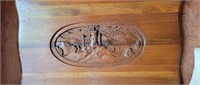 Carved Wooden castle picture