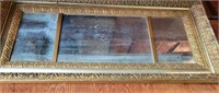 Vintage guilded mirror-42" wide approx no ship