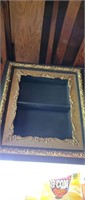 Vintage guilded ornate frame / shelf 30" x 26"