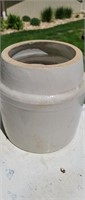 Vintage Stoneware Crock / Pail 8" tall