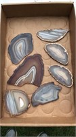 7 pieces of Agate