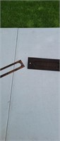 Vintage metal letter door house slots