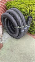 Roll of drain tile or drain tube
