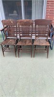 Lot of 3 vintage chairs