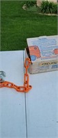 Acco orange safety tow chain