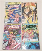 (4) Vintage Marvel Ka-Zar Comic Books