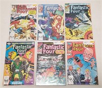 (6) Marvel Fantastic Four Comic Books