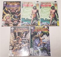 (5) Dark Horse Comics Tarzan Comic Books